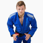 BJJ Gi Tatami Fightwear Estilo Black Label blu-grigio