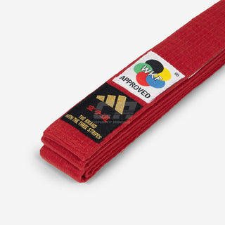 Band Adidas Elite WKF Rood met Kanji