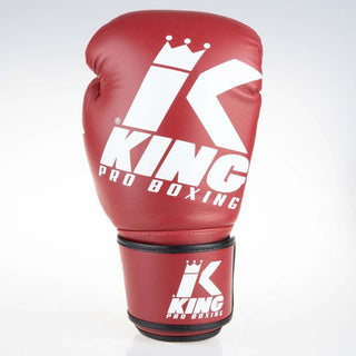 Guantoni Muay Thai King Platinum 4 Rosso