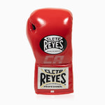 Bokshandschoenen Cleto Reyes Professionele CB2 Rood-Zwart met veters 