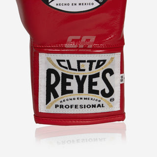 Bokshandschoenen Cleto Reyes Safetec CB4 Rood-zwart met veters