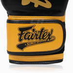 Thaibokshandschoenen Fairtex Super Sparring BGV18 Zwart-Goud