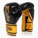 Thaibokshandschoenen Fairtex Super Sparring BGV18 Zwart-Goud