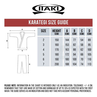 Karatepak Itaki Ultiem zwart Art. 51