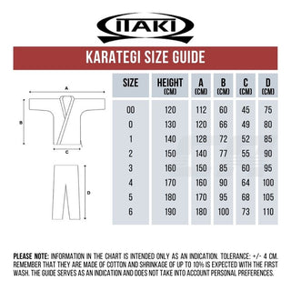 Karatepak Itaki Wedstrijd Art. 44 WKF Wit