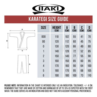 Karatepak Itaki Opleiding Art. 45A Wit