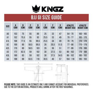 BJJ Pak Kingz Ultralight 2.0 IBJJF Wit