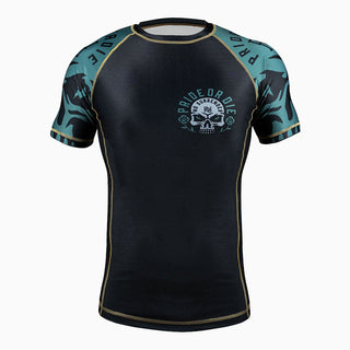 Rashguard Pride or Die No Surrender maniche corte-Combat Arena