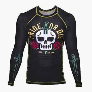 Rashguard Pride or Die Stay Sharp