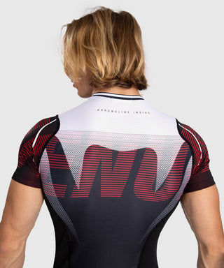 Rashguard Venum Adrenaline Red maniche corte-Combat Arena