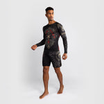 Rashguard Venum Santa Muerte 5.0 maniche lunghe Nero-Oro-Combat Arena