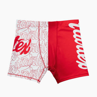 Pantaloncini a compressione Fairtex CP4 Rosso-Combat Arena