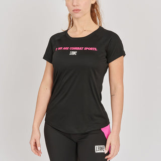 T-shirt donna Leone Logo Wacs ABX144-Combat Arena