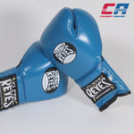 Bokshandschoenen Cleto Reyes Traditionele training CE4 Blauw-zwart met veters