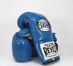 Bokshandschoenen Cleto Reyes Professioneel CB2 Blauw met veters