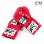 Bokshandschoenen Cleto Reyes Professionele CB2 Rood-Zwart met veters 