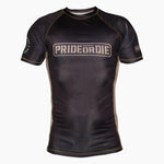 Rashguard Pride or Die Only The Strong maniche corte-Combat Arena