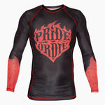 Rashguard Pride or Die Reckless Fire-Combat Arena